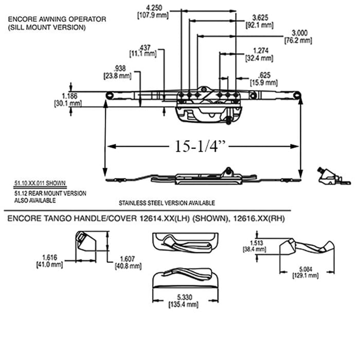 Truth Encore Awning Operator No Cover 51.10.00.211