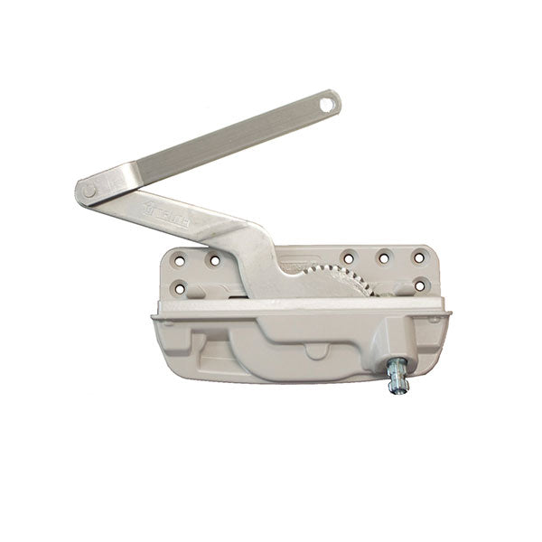 Right Hand Truth Encore Dyad Split Arm Operator, Stainless Steel Coastal