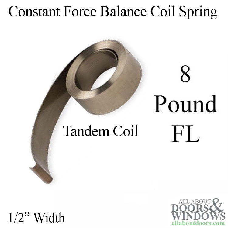 FL 8 lb Stamped Ashland PivotTrue 1/2" Coil Hook Spring