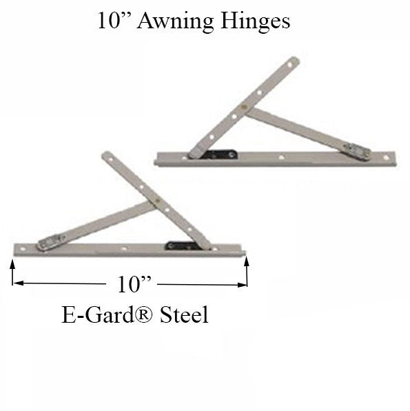 Truth 13.13 Awning Window Hinge And Track Pairs 10 - E-Gard® Steel Hardware