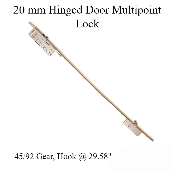 20Mm Active 45/92 Manual Gear Hook @ 29.58 In. - Truth Sentry Hardware