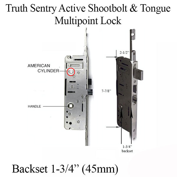20Mm Truth Sentry 5-Point Tongue / Shootbolt Mpl 45/92 Gear Hardware