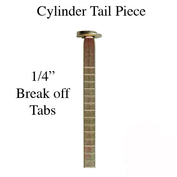 Replacement Cylinder Tail Piece With Break Off Tabs Hardware