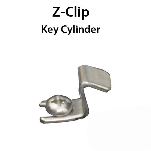 Z-Clip For Key Cylinder Sliding Door Handleset Lock Hardware
