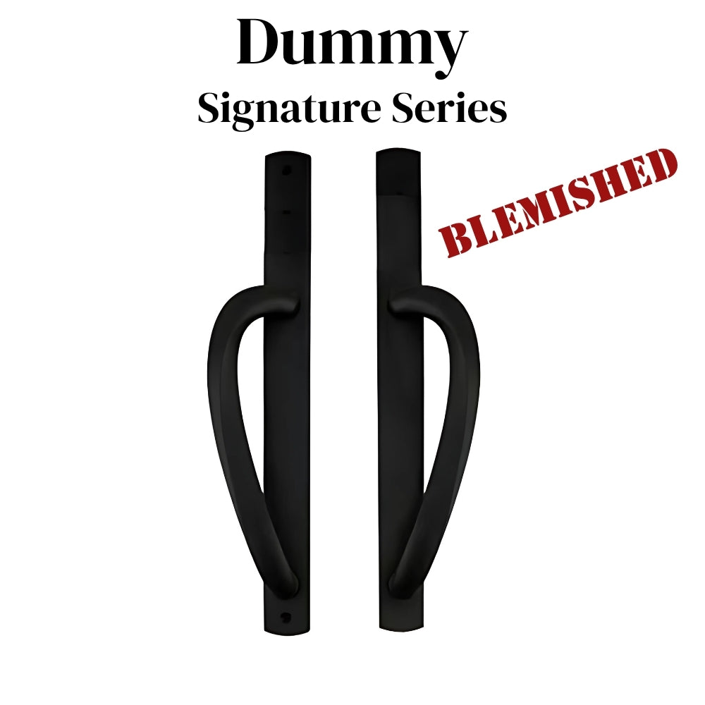 Truth Dummy Curved Top Sliding Door Handleset Trim - Faux Oil Rubbed Bronze - BLEMISHED