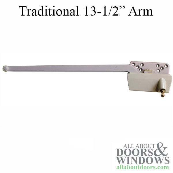 Truth 15.32 Traditional 13-1/2 Straight Arm Casement Operator Left Hand Hardware