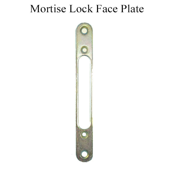 Mortise Lock Face Plate Wide 5-3/8 Inch Hole Spacing Hardware