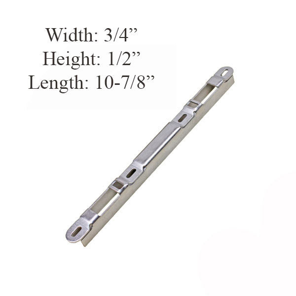 Sliding Door Keeper 1/2 In. Raised Dual Point Strike Stainless Steel Hardware