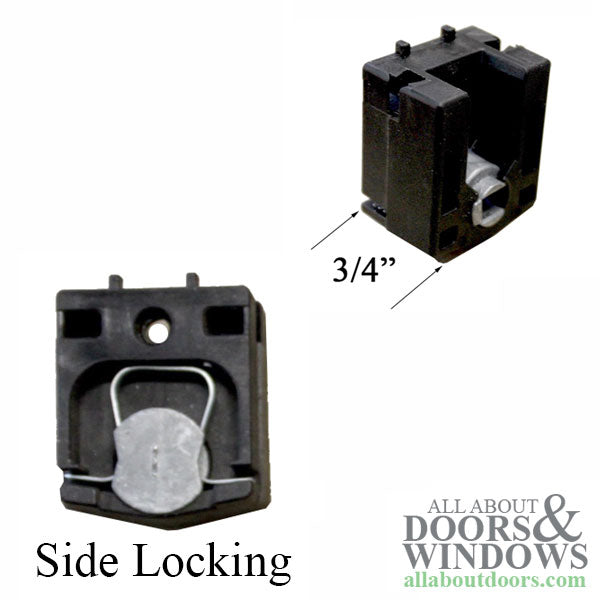 Amesbury 985 Series 3/4" Spring Clip Brake Shoe – Side Locking