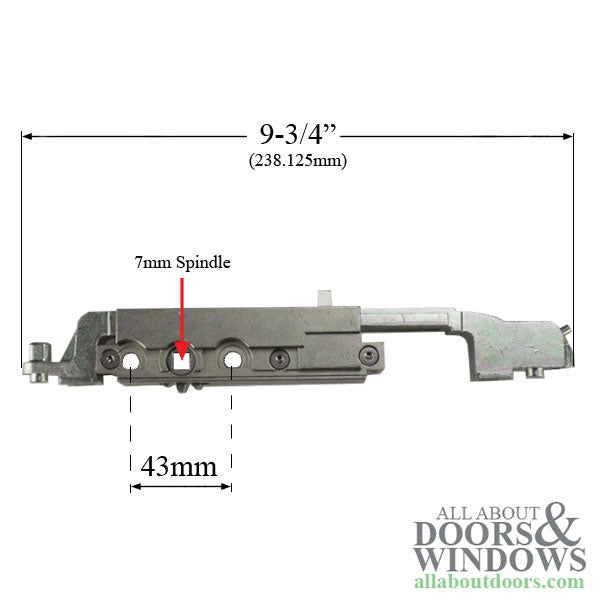 Giesse Drive Mechanism Assembly for Sliding Patio Door