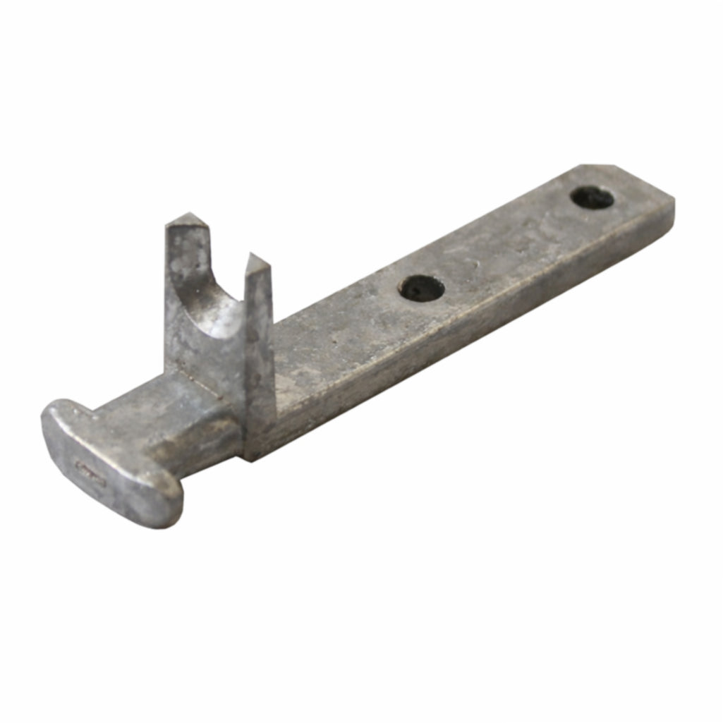 2-1/8" L-Shaped T-Head Pivot Bar, 2-Hole Zinc Die Cast