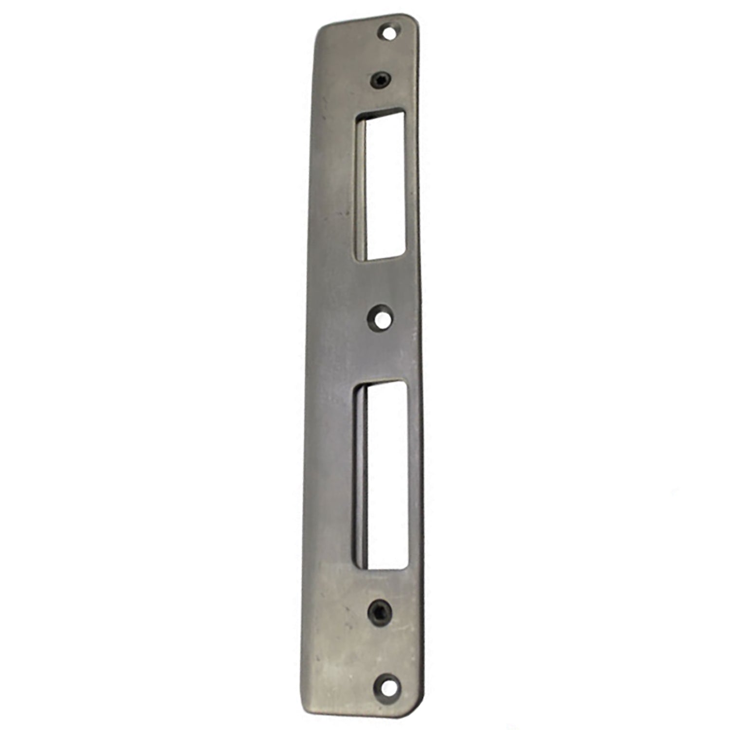 Amesbury Adjustable Latch and Deadbolt Strike Plate – Stainless Steel, P2000 Series