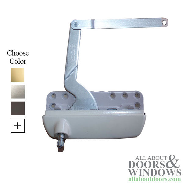 Truth® Maxim 50.50 Dyad Operator, split arm, Sill Mount Left Hand