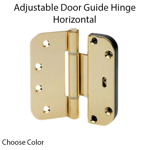 V400 Horizontal Adjustable 4X4 Guide Hinge 2D - Choose Color Hardware