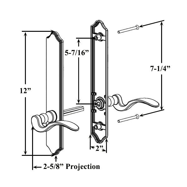 Expressions 12 Arch Passive/ Dummy Hardware - Choose Color