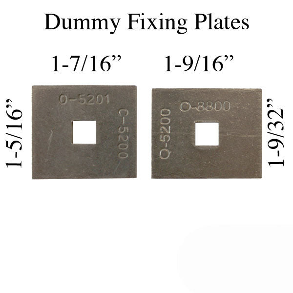 Fixing Plate O-8800 / O-5200 1-9/16 X 1-9/32 Converts Pass Hardware