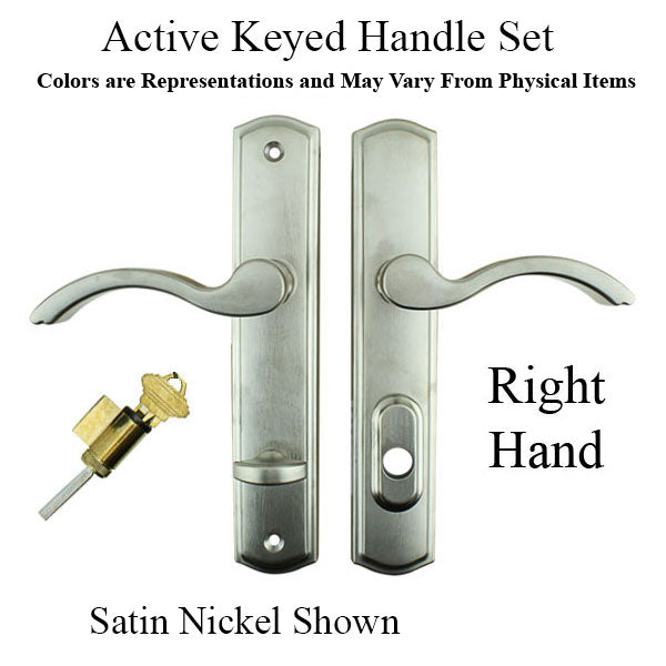 Active Handle Set 100 Series Lever C Plate Right Hand - Choose Color Hardware