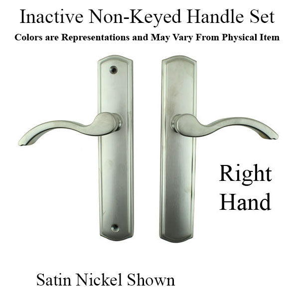 Inactive Handle Set 100 Series Lever C Plate Right Hand - Choose Color Hardware
