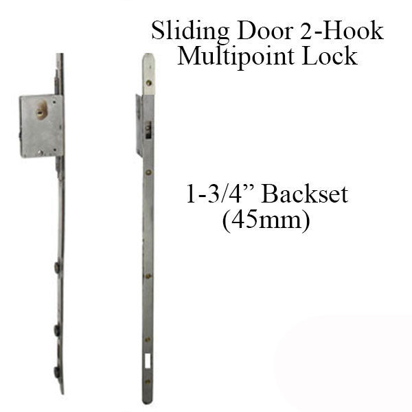 Sentinel 2 Point Sliding Door Lock Xm-55 Multipoint Stainless Steel Hardware
