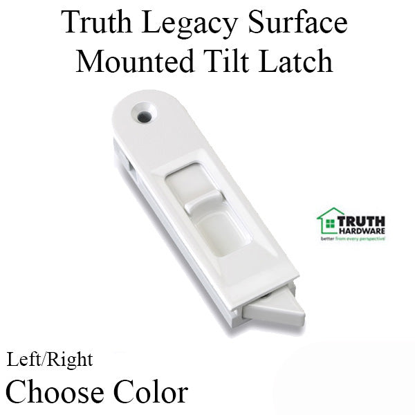 Truth® Legacy Surface Mounted Tilt Latch - Choose Color Hardware
