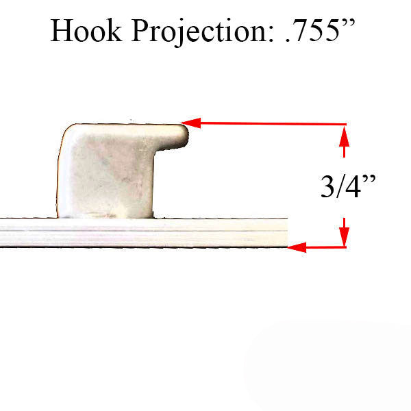 W5203-76S1 3 Point Strike Bar Radius Ends .755 Offset Hardware