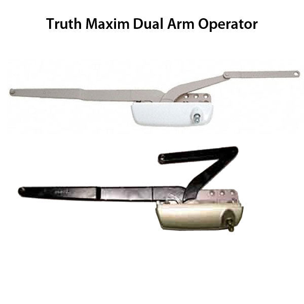 Truth Maxim Dual Arm Operator Hurd Casement Lh - Choose Color Hardware