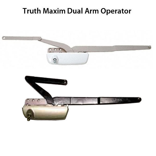 Truth Maxim Dual Arm Operator Casement Rh - Choose Color Hardware