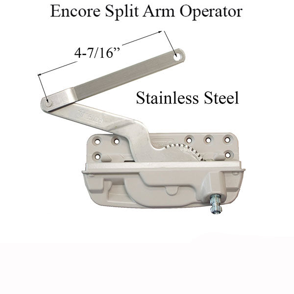 Truth Encore Dyad Operator Stainless Steelless Split Arm Right Hand - Coastal Steel Hardware