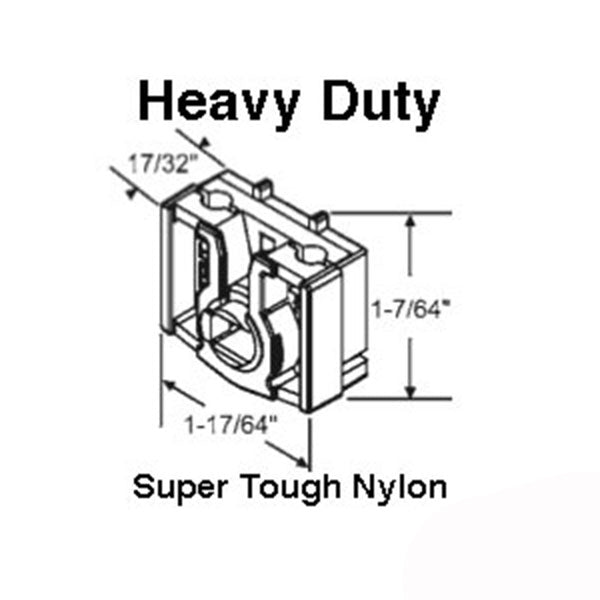Brake Shoe 1-1/4 Pocket Pivot Lock Heavy Duty Super Tough Hardware