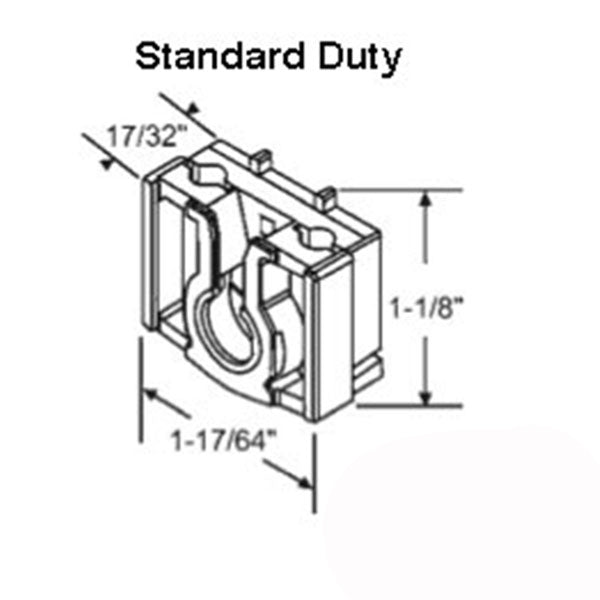 Brake Shoe 1-1/4 Pocket Pivot Lock Standard Material Hardware