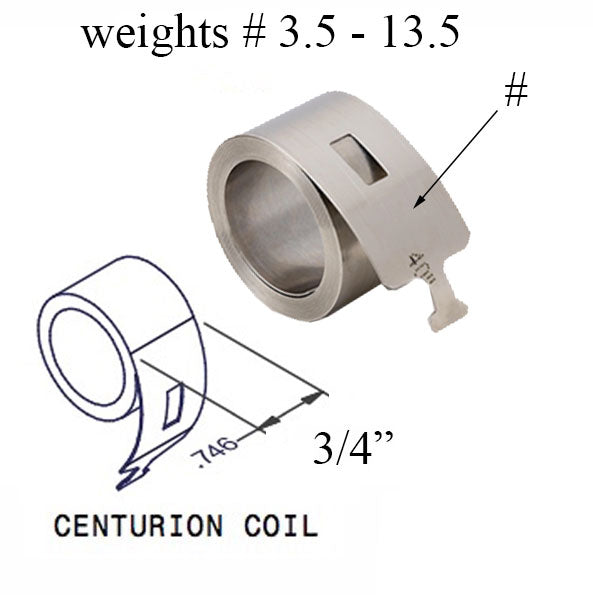 Omega 985 Centurion Constant Force 3/4 Interlocking Coil Weight 3.5-13.5 Hardware