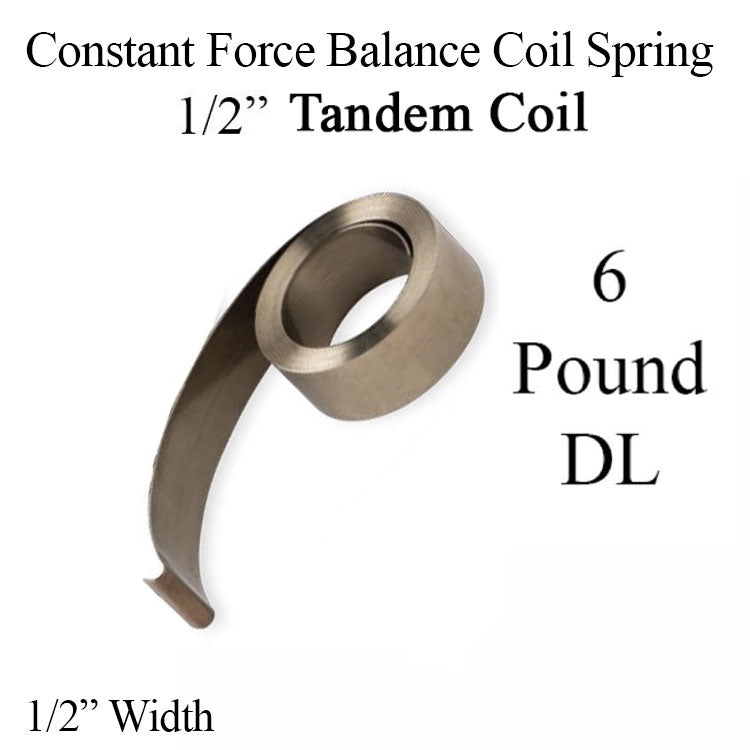 1/2 In. Constant Force Balance Coil Spring Dl #6 Pound Hardware