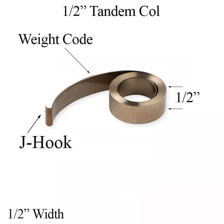 1/2 In. Constant Force Balance Coil Spring El #7 Pound Hardware