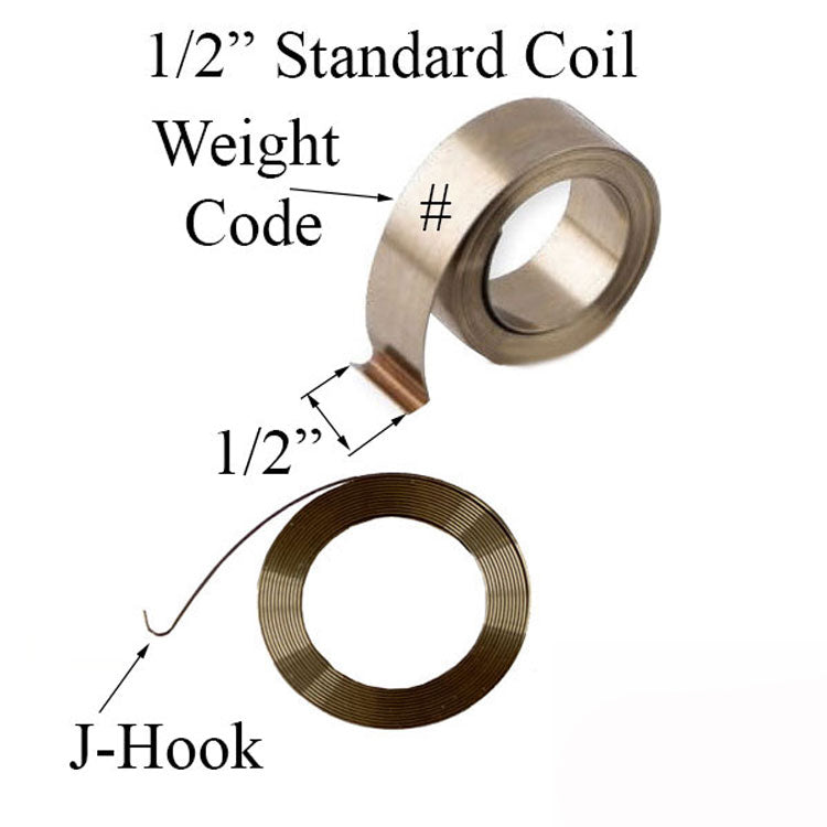 1/2 In. Constant Force Balance Coil Spring E #7 Pound Hardware
