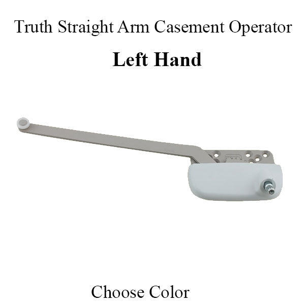 9-1/2 Inch Truth New Style Ellipse Single Arm Operator Left Hand - Choose Color Hardware