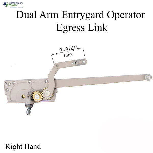 Truth Dual Arm Entrygard Operator Egress Link - R H Hardware