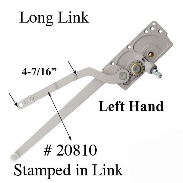 Casement Operator Entrygard Dual Arm Long Link 20810 Left Hardware