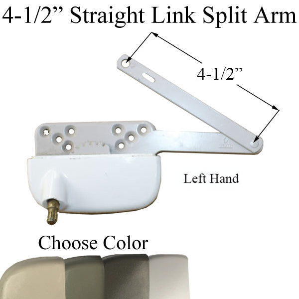 Truth Ellipse Split Arm Operator 4-1/2 Straight Link Left Hand Hardware