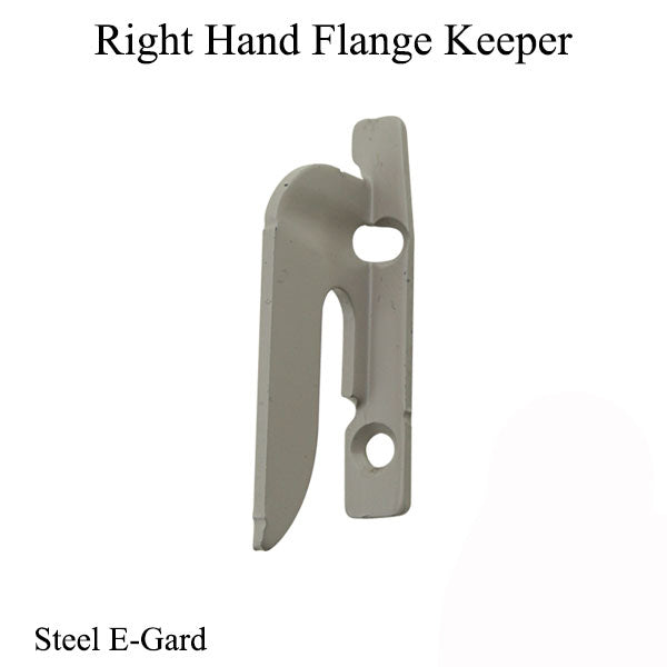 Sash Lock Hook Flange Keeper Right Hand - Steel E-Gard Hardware
