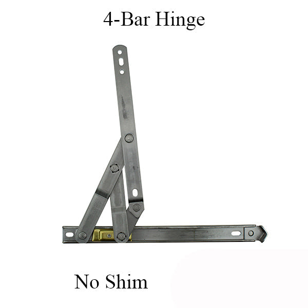 Anderberg 4-Bar Hinge 7/8 X 10 In. Track No Stop - Ss Hardware
