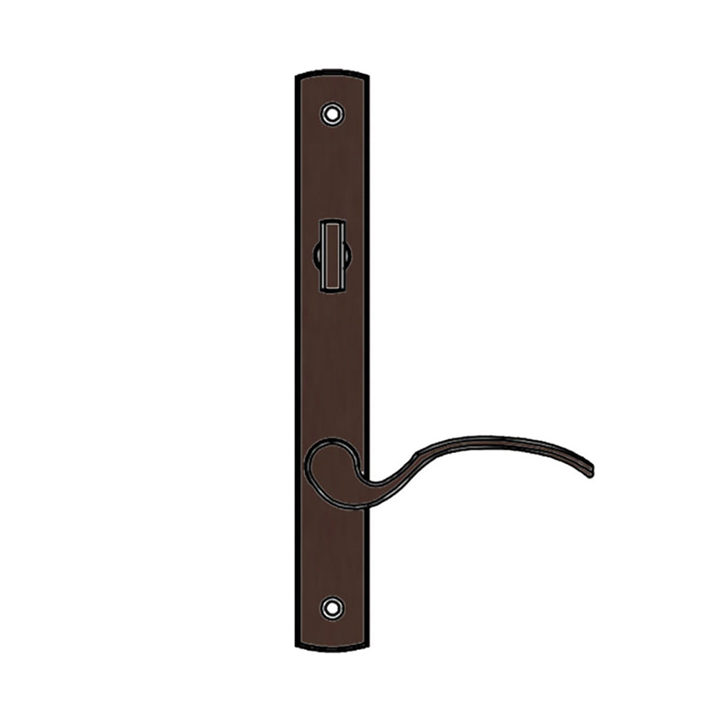 Truth® Sentry Lock Handle Set, Traditional, Painted over Zinc, Faux Bronze