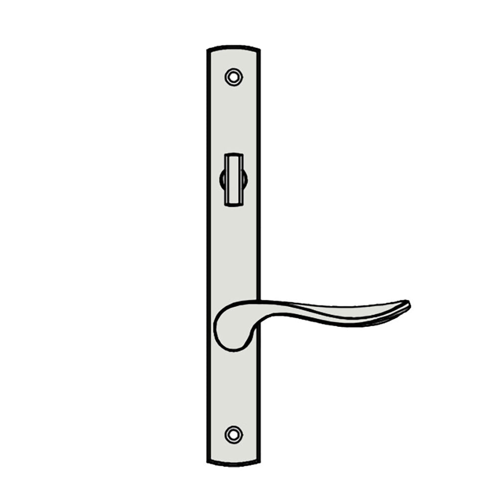 Truth® Sentry Lock Handle Set, Modern, Painted over Zinc, White