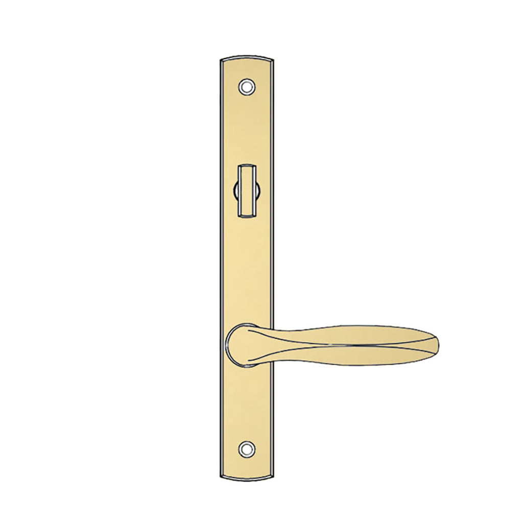 Truth® Sentry Lock Handle Set, Classic, Semi-Active, Decorative finishes over Brass, PVD Brass