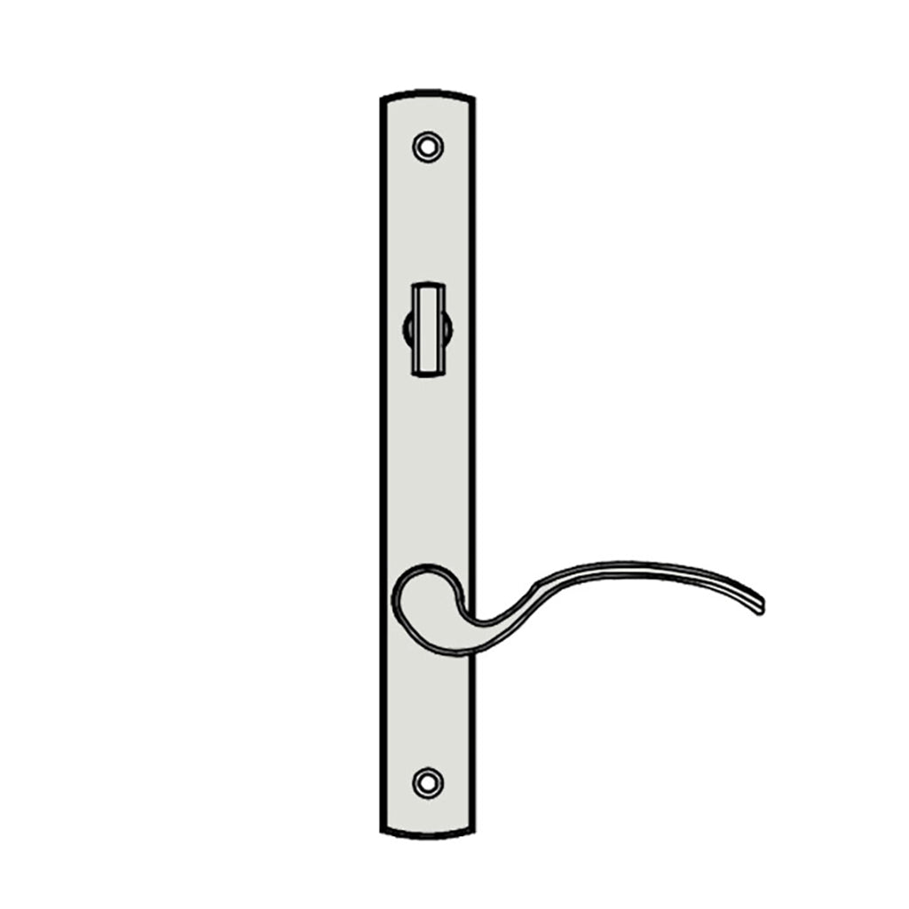 Truth® Sentry Lock Handle Set, Traditional, Painted over Zinc, White