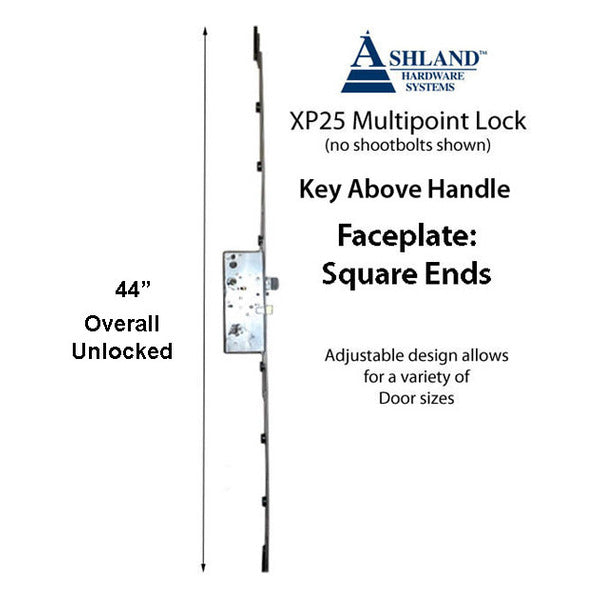 Ashland XP25 3-Point Shootbolt Multipoint Lock, 60mm Backset