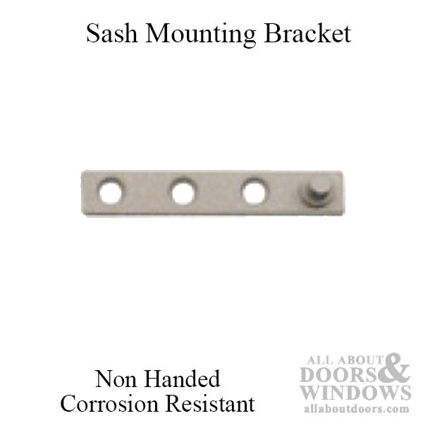 Truth Straight Sash Mounting Bracket, Non-Handed, E-Gard Finish