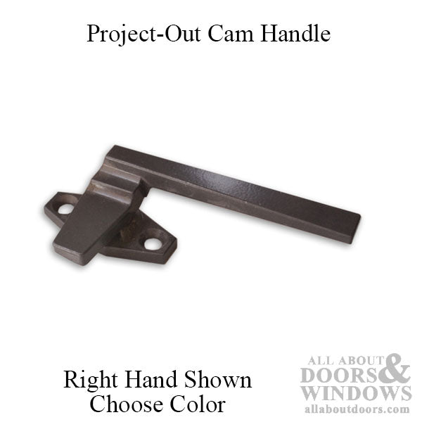Project-Out two hole cam handle, Right Hand - Choose Color