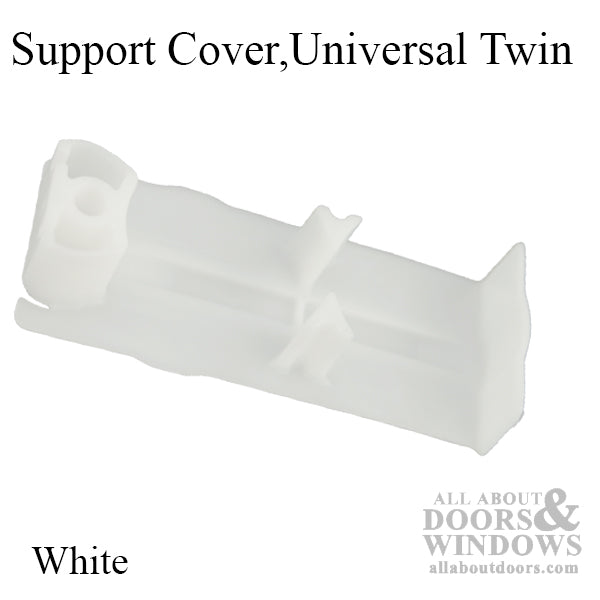 Support Cover for Dual Coil Spring, 1-1/4" Pocket – White