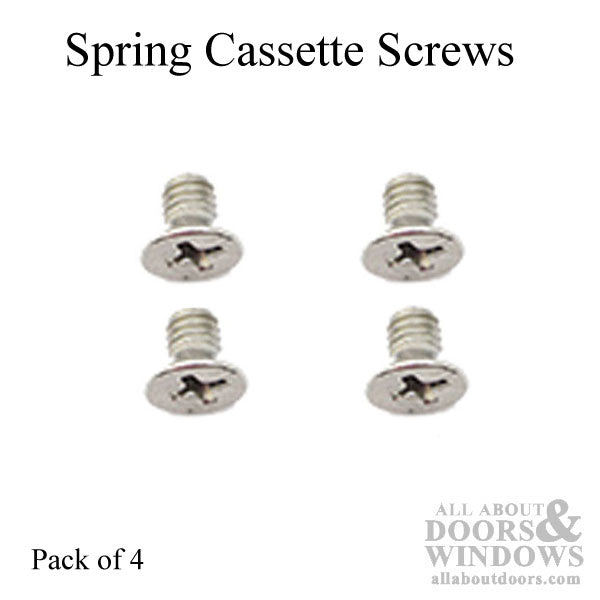 Mariani Spring Box Cassette Screws – 4 Pack Replacement