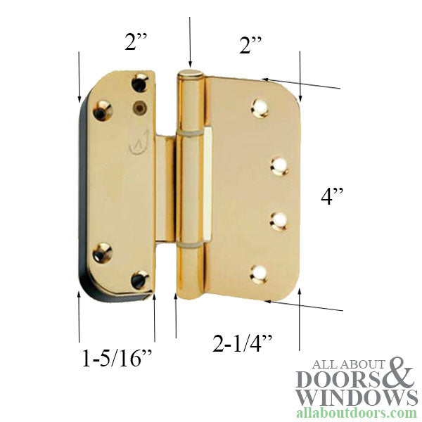 V400® Vertical Adjustable Set Hinge 2D - Choose Color